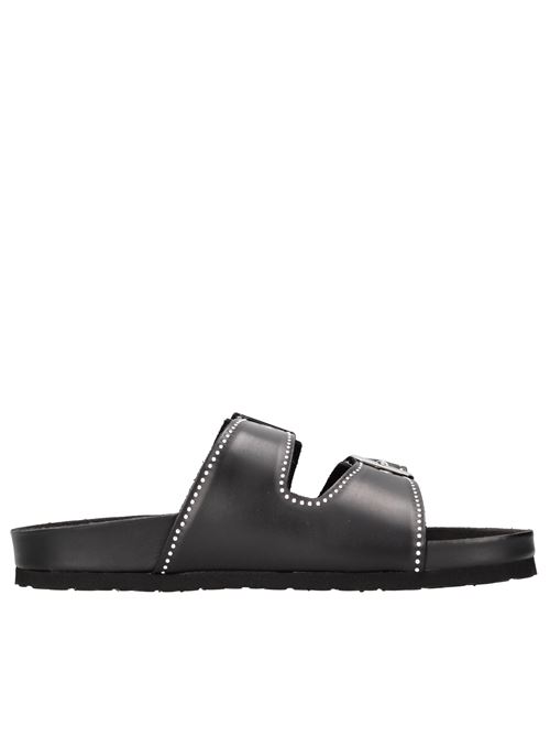 Mules in pelle LOVE MOSCHINO | JA28253G0IIA0000NERO